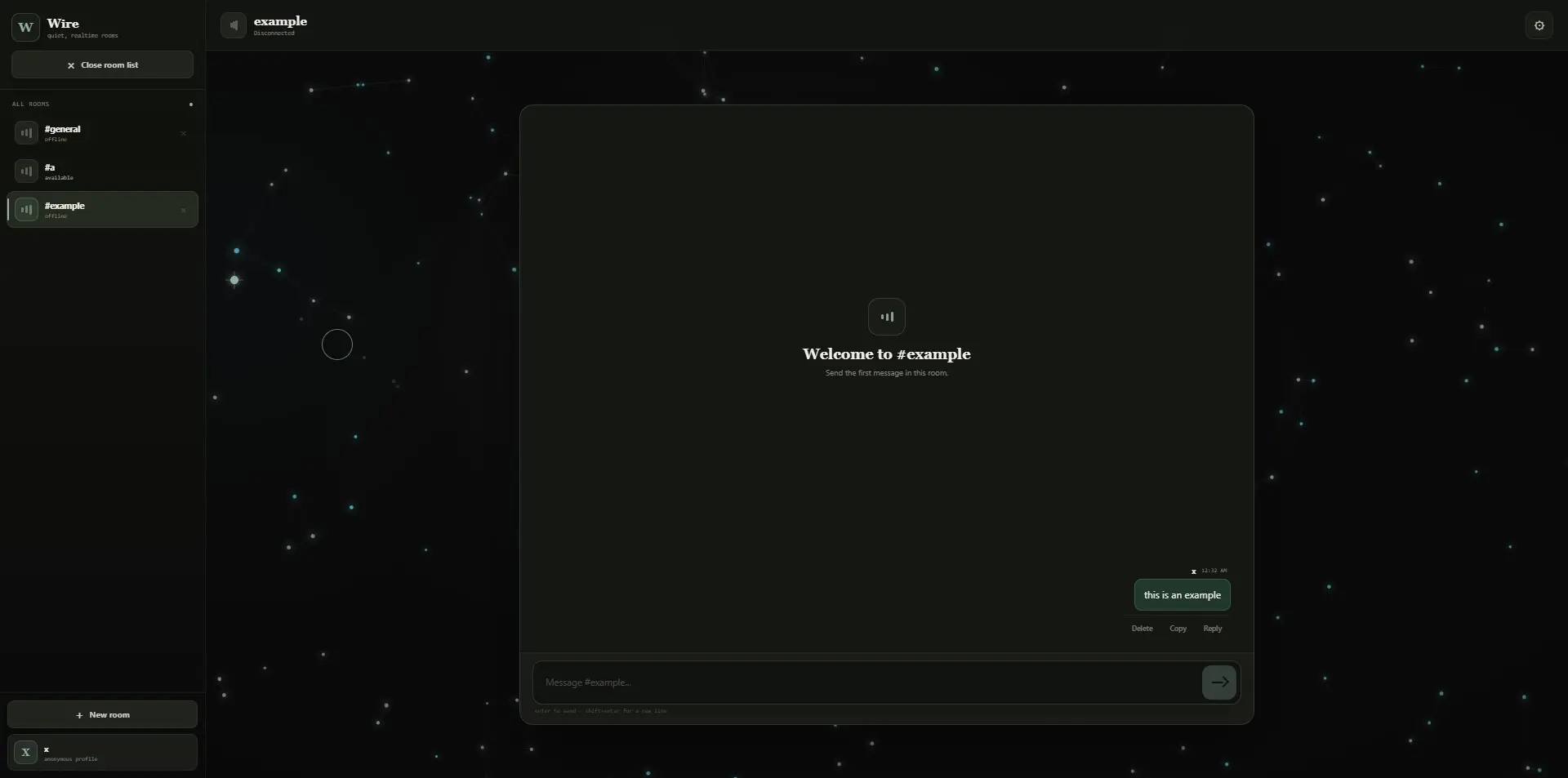 WireChat — Cloudflare-powered communication system preview